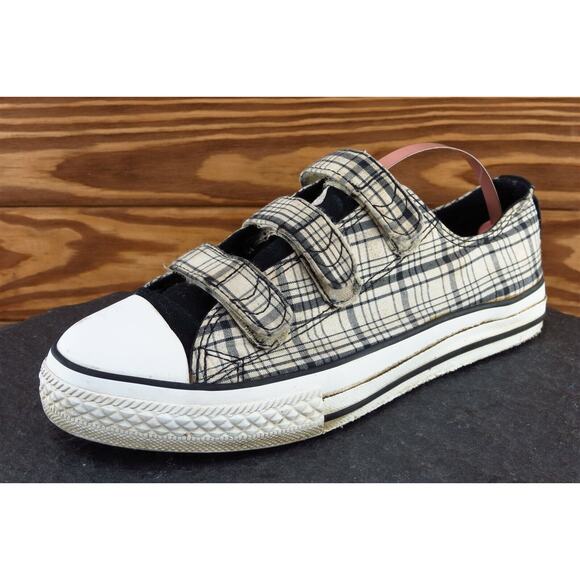 Converse all Star Youth Boys Shoes Size 3 M‎ Black Fabric Low Top - Picture 1 of 8